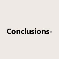 Conclusions-是什么意思