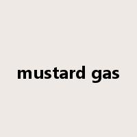 mustard gas是什么意思