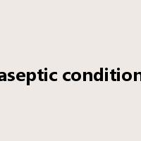 aseptic condition是什么意思