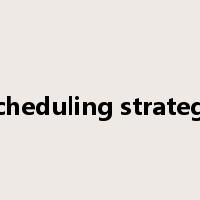 scheduling strategy是什么意思
