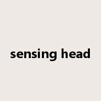 sensing head是什么意思