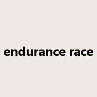 endurance race是什么意思