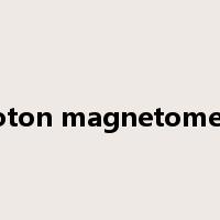 proton magnetometer是什么意思
