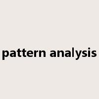pattern analysis是什么意思