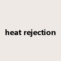 heat rejection是什么意思