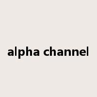alpha channel是什么意思