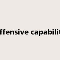 offensive capability是什么意思