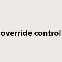 override control是什么意思