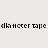 diameter tape是什么意思