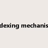 indexing mechanism是什么意思