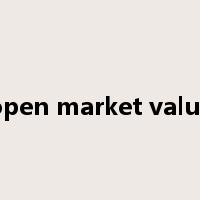 open market value是什么意思