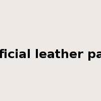 artificial leather paper是什么意思