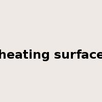 heating surface是什么意思