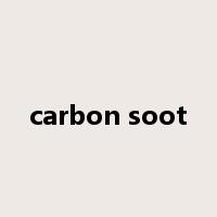 carbon soot是什么意思