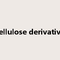 cellulose derivative是什么意思