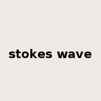 stokes wave是什么意思