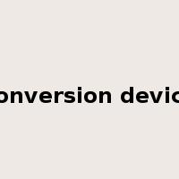 conversion device是什么意思