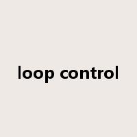 loop control是什么意思