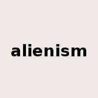 alienism是什么意思