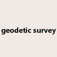 geodetic survey是什么意思