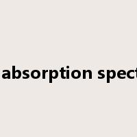 infrared absorption spectroscopy是什么意思