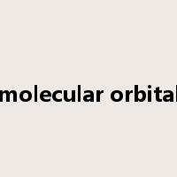 molecular orbital是什么意思