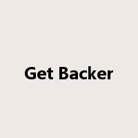 Get Backer是什么意思