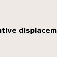 relative displacement是什么意思