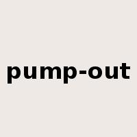 pump-out是什么意思