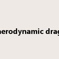 aerodynamic drag是什么意思