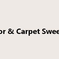Floor & Carpet Sweeper是什么意思