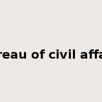 bureau of civil affairs是什么意思