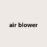 air blower是什么意思