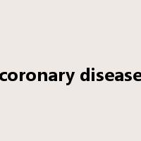 coronary disease是什么意思
