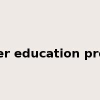 teacher education program是什么意思