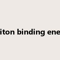 exciton binding energy是什么意思