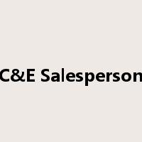 C&E Salesperson是什么意思