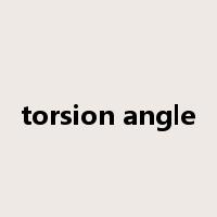 torsion angle是什么意思