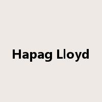 Hapag Lloyd是什么意思