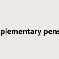 supplementary pension是什么意思