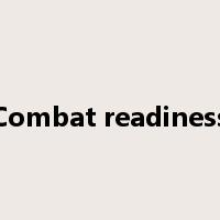 Combat readiness是什么意思