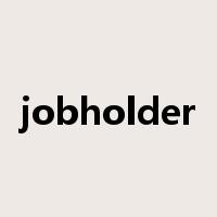 jobholder是什么意思