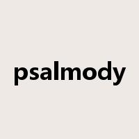 psalmody是什么意思