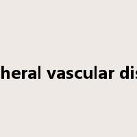 peripheral vascular disease是什么意思