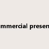 commercial presence是什么意思