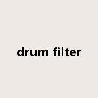 drum filter是什么意思