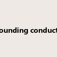 grounding conductor是什么意思