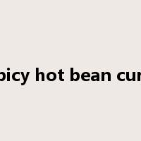 spicy hot bean curd是什么意思
