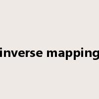 inverse mapping是什么意思