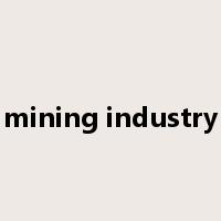 mining industry是什么意思